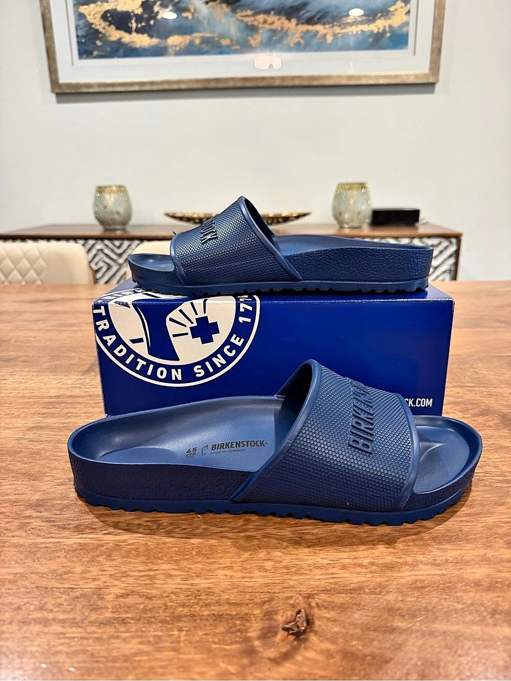 Birkenstock Barbados EVA Navy Sandals-BNIB Size 12M/13.5W - Regular fit